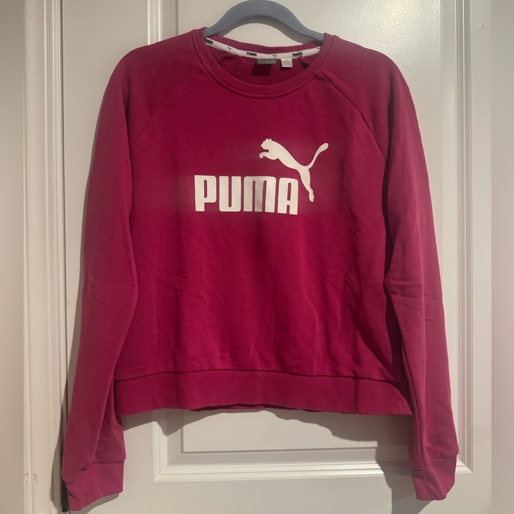 Magenta Puma Sweatshirt
